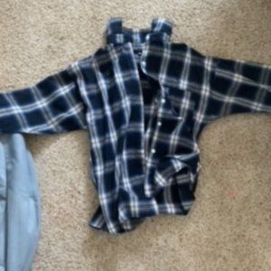 Flannel, SHEIN, S,
